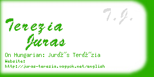 terezia juras business card